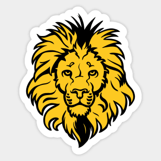 Lion head Sticker